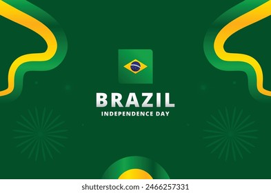 Plantilla de diseño del Día de la Independencia de Brasil