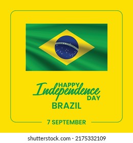 Brazil Independence Day. Flag of Brazil
