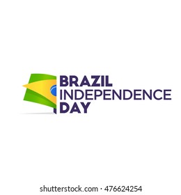 Brazil Independence Day. Flag Of Brazil