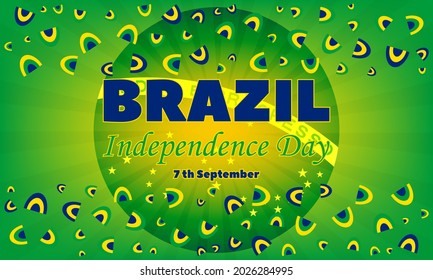 Brazil Independence Day is a national holiday observed in Brazil on 7 September of every year. Vector EPS 10.