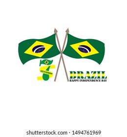 Brazil Independence Day Vector Design Template
