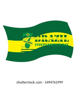 Brazil Independence Day Vector Design Template
