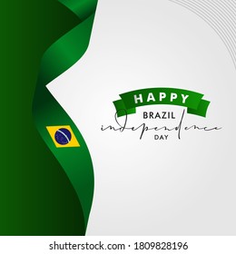 Brazil Independence Day Vector Design Illustration For Celebrate Moment - Shutterstock ID 1809828196