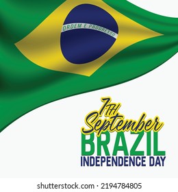 Brazil Independence Day Vector Design Illustration For Celebrate Moment , happy 7th september illustration