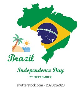 Brazil Independence Day , Vector illustration design.


