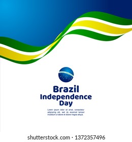 Brazil Independence Day Vector Template Design Illustration