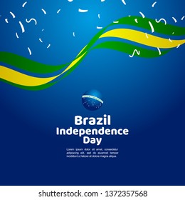 Brazil Independence Day Vector Template Design Illustration