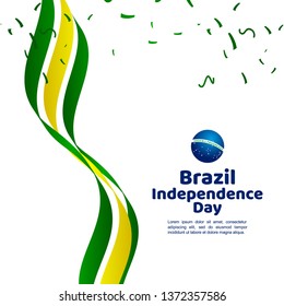 Brazil Independence Day Vector Template Design Illustration