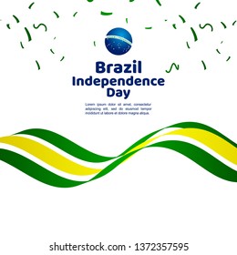 Brazil Independence Day Vector Template Design Illustration