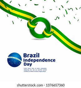 Brazil Independence Day Vector Template Design Illustration