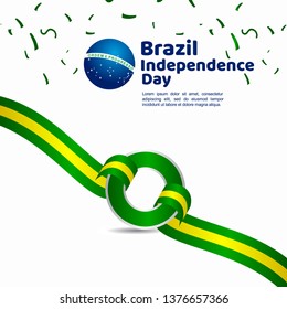 Brazil Independence Day Vector Template Design Illustration