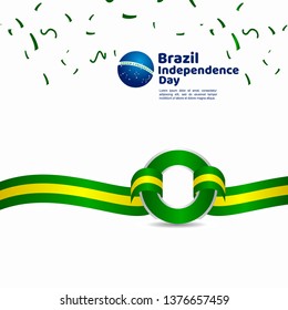 Brazil Independence Day Vector Template Design Illustration