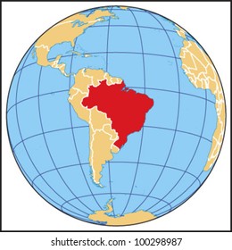 Brazil Locate Map