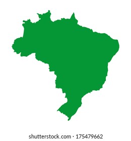 Brazil map. Background for your presentations. Vector illustration