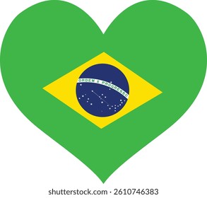 Brazil Map And Flag Design Vector Stock Photo