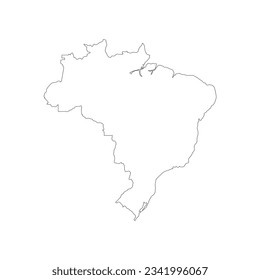 brazil map icon vector illustration design