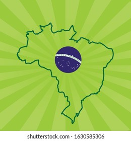 Brazil Map, Tiradentes, independence day