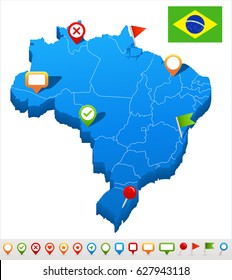 Brasil Mapa Vector