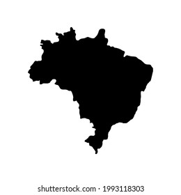 BRASILIENKARTE-VEKTORSYMBOL-ILLUSTRATION-DESIGN KREATIVE IDEE
