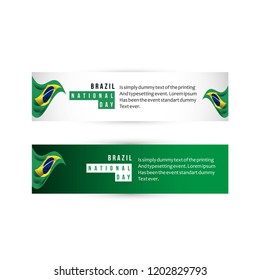 Brazil National Day Vector Template Design Illustration