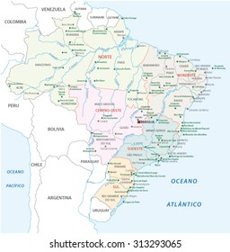 brazil national park map