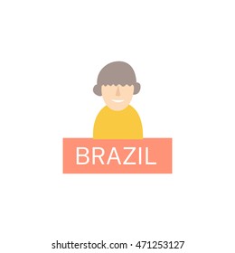 brazil native icon