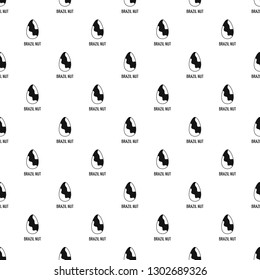 Brazil nut pattern seamless vector repeat geometric for any web design