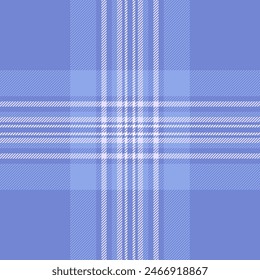 Brazil pattern fabric vector, weave seamless texture textile. Invitation check tartan background plaid in blue and light colors.