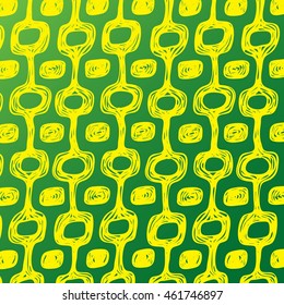  Brazil, Rio style pattern. Hand drawn. Ipanema, Brazil, Rio pattern. Wave pattern. Banner. Vector illustration. Hand drawn. 