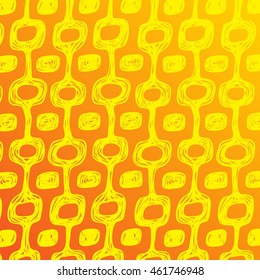  Brazil, Rio style pattern. Hand drawn. Ipanema, Brazil, Rio pattern. Wave pattern. Banner. Vector illustration. Hand drawn. 