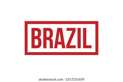 Brazil Rubber Stamp Seal Vector