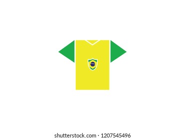 Brazil shirt national flag symbol country international sport