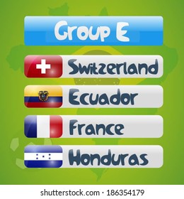 Brazil soccer cup - group E