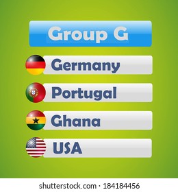 Brazil soccer cup - group G