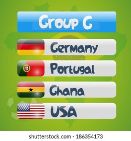 Brazil soccer cup - group G