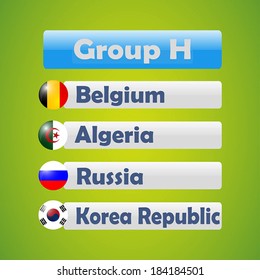 Brazil soccer cup - group H