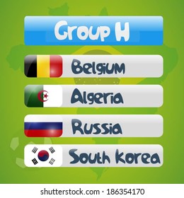 Brazil soccer cup - group H