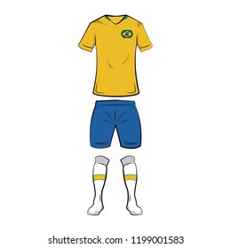 Brazil soccer tshirt