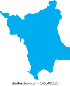 Brazil state map of Roraima