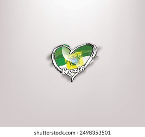 Brazil states stickers design.  perfect for Independence Day celebration.