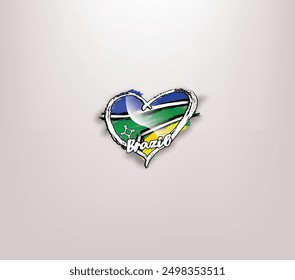 Brazil states stickers design.  perfect for Independence Day celebration.