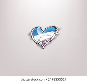 Brazil states stickers design.  perfect for Independence Day celebration.