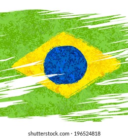 Brazil Summer Vector Water Color Background