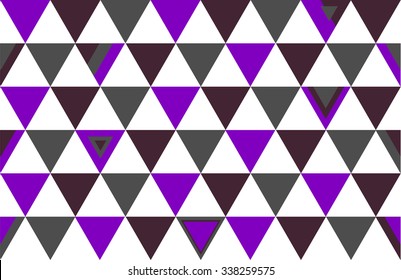 Brazil Top Colors Background Triangle Polygon 2015 Vector Illustration
