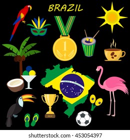 Brazil. Travel. Summer. Vector illustration.