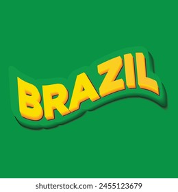 Brazil Vector background template design