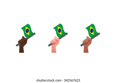 Brazil vector Flag