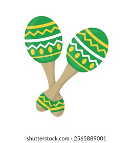 Brazil Vector Illustration - Maracas