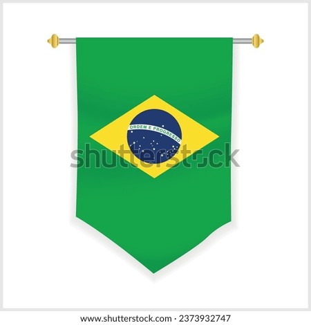 Brazil Wall Flag and Brazil Wall Hanging Flag Design