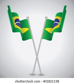 Brazil Waving Flag